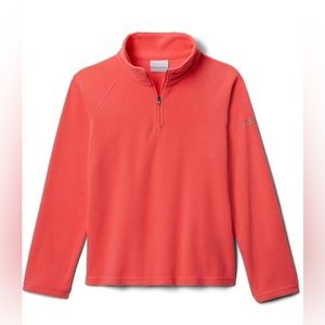 NWT, Columbia, Girls’ Glacial Fleece 1/4 Zip Pullover | Size: Medium